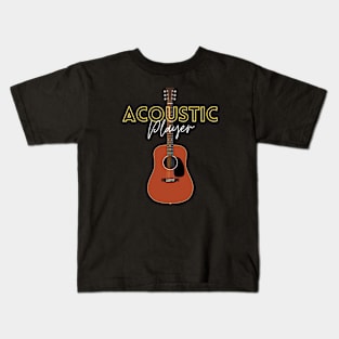 Acoustic Player All Mahogany Kids T-Shirt